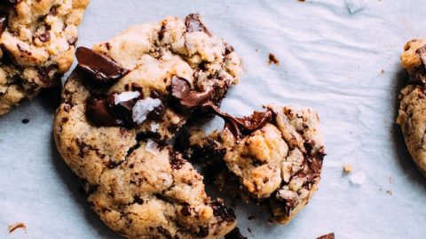 Chewy Molasses Chocolate Chunk Cookies