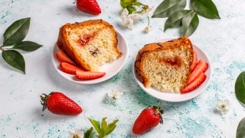 Strawberry Cream Cheese Banana Bread