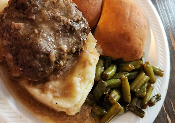 Hamburger Steaks with Onion Gravy