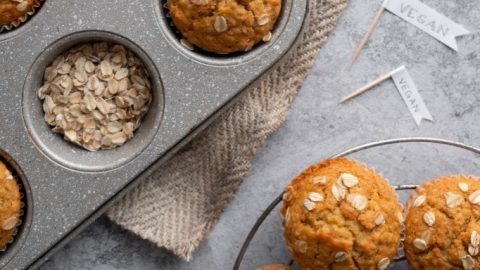 Apple and Oat Muffins