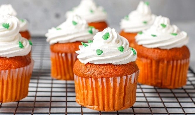 Carrot Cupcakes with Cream Cheese Frosting